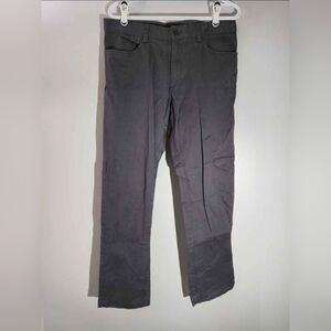 Calvin Klein Men’s Pants – Size 32x32 – Dark Grey Casual Cotton Blend Trousers